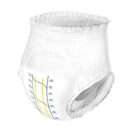 Absorbent Underwear Abena® Premium Pants M1 Pull On with Tear Away Seams Adult Medium Unisex Disposable Heavy Absorbency