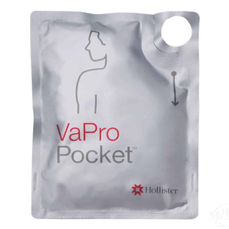 Urethral Catheter VaPro Pocket™ No Touch Straight Tip Hydrophilic Coated PVC 10 Fr. 16 Inch Length