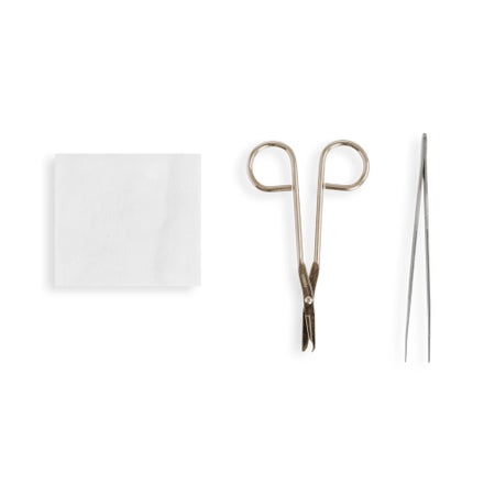 Suture Removal Kit Presource® Scissor Style Handle Straight Jaw Type Sterile Single Use