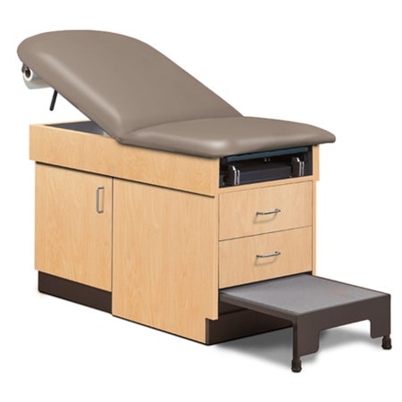 Exam Table with Storage Model 8890 Fixed Height 28-1/2 W X 58 to 72 L Inch Air Spring Backrest 400 lbs. Weight Capacity