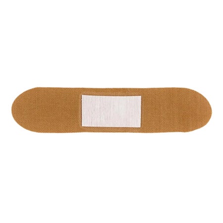 Adhesive Strip Patch™ Bamboo / Aloe Vera Tan 3/4 X 3 Inch Sterile