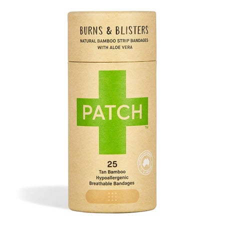 Adhesive Strip Patch™ Bamboo / Aloe Vera Tan 3/4 X 3 Inch Sterile