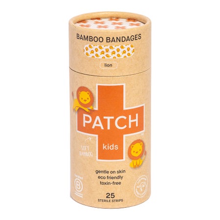 Adhesive Strip Patch™ Kids Bamboo Kid Design (Lion) 3/4 X 3 Inch Sterile