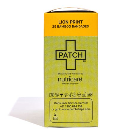 Adhesive Strip Patch™ Kids Bamboo Kid Design (Lion) 3/4 X 3 Inch Sterile