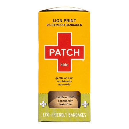 Adhesive Strip Patch™ Kids Bamboo Kid Design (Lion) 3/4 X 3 Inch Sterile