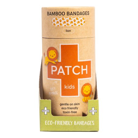 Adhesive Strip Patch™ Kids Bamboo Kid Design (Lion) 3/4 X 3 Inch Sterile