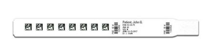 Identification Wristband ScanBand® Patient ID Band Adhesive Closure Patient Infroamtion
