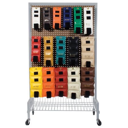 Weight Cuff Set with Rack 32 Piece Set The Cuff® Deluxe 1/4 lbs. / 1/2 lbs. / 3/4 lbs. / 1 lbs. / 1-1/2 lbs. / 2 lbs. / 2-1/2 lbs. / 3 lbs. / 4 lbs. / 5 lbs. / 6 lbs. / 7 lbs. / 7-1/2 lbs. / 8 lbs. / 9 lbs. 10 lbs.