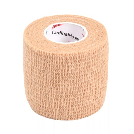Cohesive Bandage Cardinal Health™ 1-1/2 Inch X 5 Yard Self-Adherent Closure Tan NonSterile Standard Compression