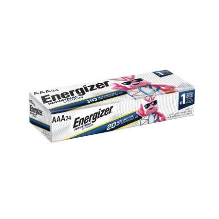 Lithium Battery Energizer® Industrial® AAA Cell 1.5 Volt Disposable 24 per Pack