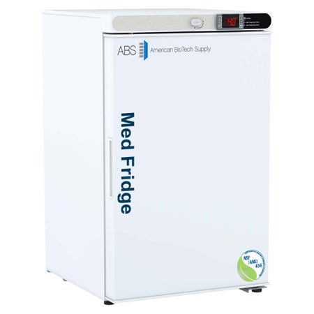 Undercounter Refrigerator ABS® Pharmaceutical 2.5 cu.ft. 1 Solid Swing Door Cycle Defrost