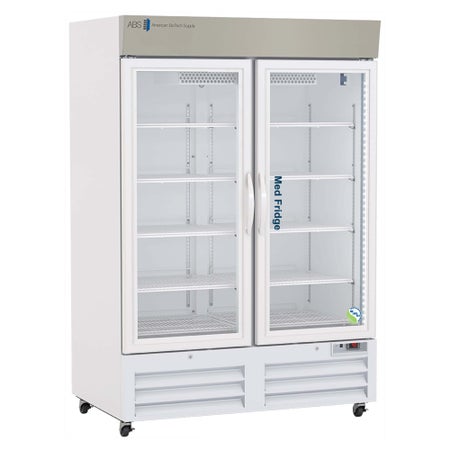 Upright Refrigerator ABS® Pharmaceutical 49 cu.ft. 2 Swing Glass Doors Cycle Defrost