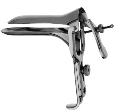 Vaginal Speculum V. Mueller® Graves NonSterile Surgical Grade Stainless Steel Small Double Blade Duckbill Reusable Without Light Source Capability