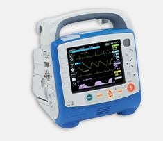 Defibrillator / Monitor Unit Automatic / Manual Operation Zoll® X Series Electrode Pads Contact AC Power / Battery Operated LCD Display