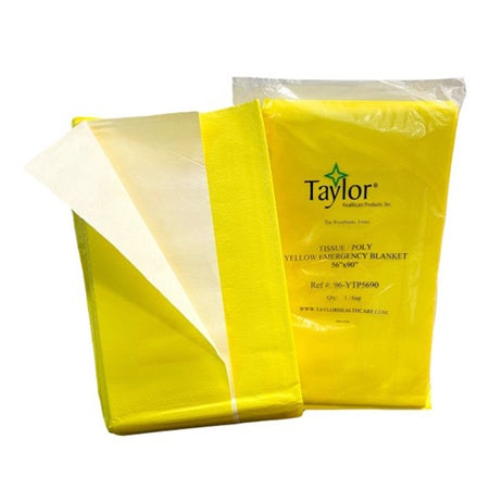 Emergency Blanket Taylor™ Healthcare Products 56 X 90 Inch Poly / Tissue