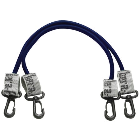 Exercise Resistance Tubing with Connectors TheraBand® Blue 18 Inch Length Heavy Resistance