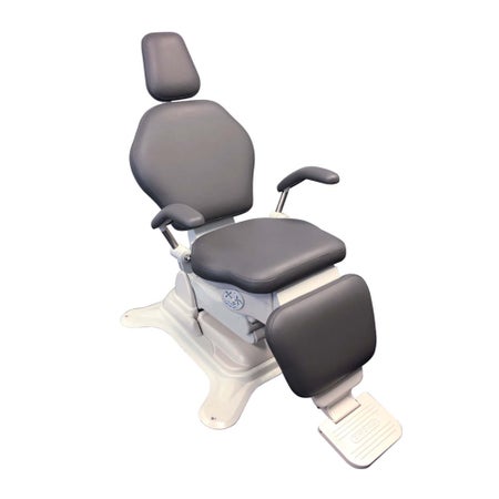 ENT Examination Chair Comfort Series 35 Inch Height Powder Coated Steel Frame Charcoal