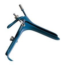 Electrosurgical Vaginal Speculum BR Surgical Pederson NonSterile OR Grade Coated German Stainless Steel Small Right Side Open with PSE Tube Reusable Without Light Source Capability