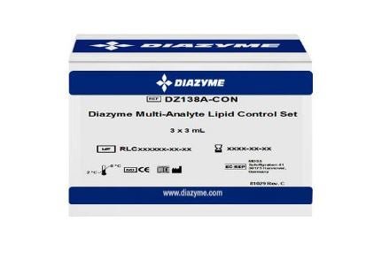 Cardiac Marker Control Set Diazyme Lipids Level 1, 2, 3 3 X 3 mL