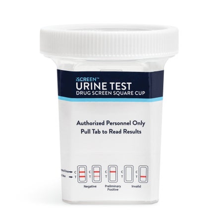 Drugs of Abuse Test Kit iScreen® AMP, COC, mAMP/MET, OPI2000 25 Tests CLIA Waived