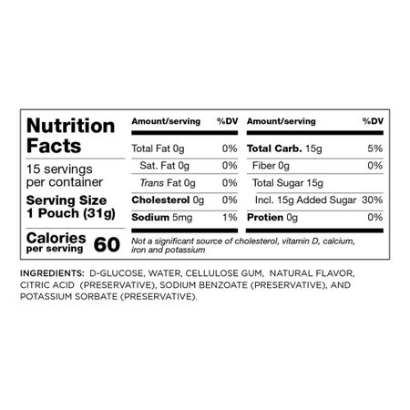 Glucose Supplement Transcend™ Gel Orange Flavor