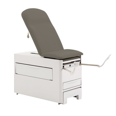 Exam Table with Storage Versa Fixed Height 26 W X 72 L Inch Pneumatic Adjustable Backrest 500 lbs. Weight Capacity