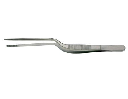 Ear Forceps BR Surgical Lucae 5-1/2 Inch Length OR / Surgical Grade German Stainless Steel NonSterile NonLocking Thumb Handle Straight Delicate, Serrated Tips