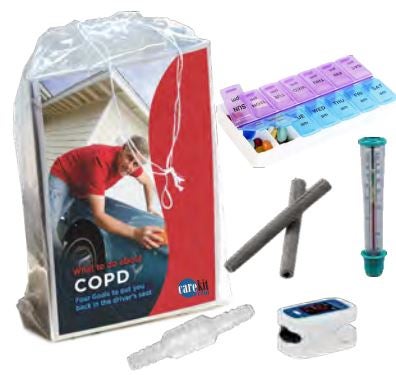 Respiratory Patient Care Kit COPD with Peack Flow Meter Care Kit