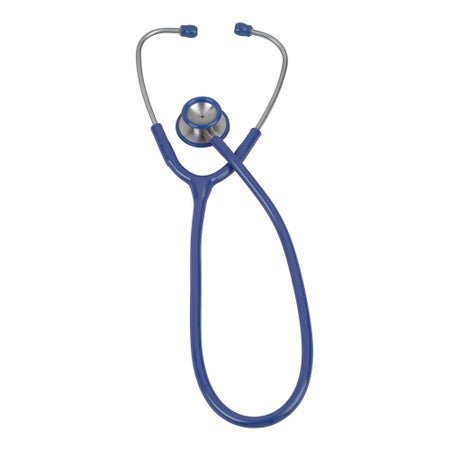 Clinician Stethoscope Veridian Blue 1-Tube 25 Inch Tube Double Sided Chestpiece