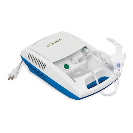 Handheld Compressor Nebulizer System Veridian Small Volume Medication Bottle Adult / Pediatric Mouthpiece Delivery