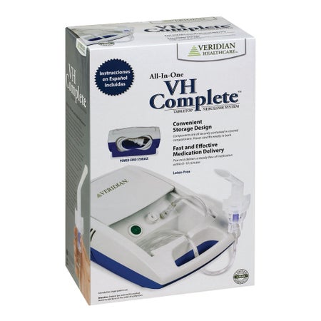 Handheld Compressor Nebulizer System Veridian Small Volume Medication Bottle Adult / Pediatric Mouthpiece Delivery