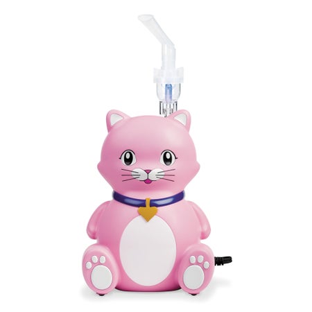 Handheld Compressor Nebulizer System Veridian Small Volume Medication Cup Pediatric Aerosol Mask / Mouthpiece Delivery
