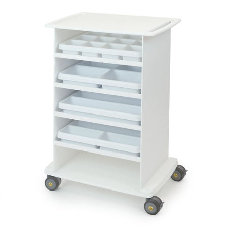 MRI Cart EPVC Sintra Frame 34 X 23-3/4 X 15-3/4 Inch White