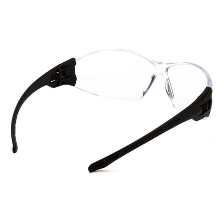 Safety Glasses TruLock™ Wraparound Uncoated Clear Tint Polycarbonate Lens Clear / Black Frame Over Ear One Size Fits Most