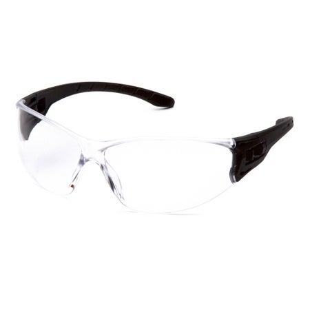 Safety Glasses TruLock™ Wraparound Uncoated Clear Tint Polycarbonate Lens Clear / Black Frame Over Ear One Size Fits Most