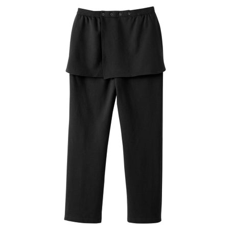 Adaptive Pants Silverts® Open Back Large Black Female