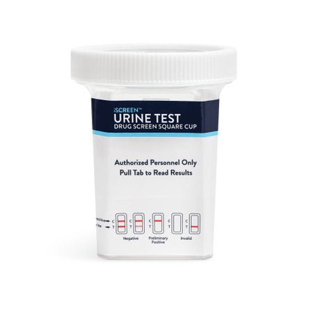 Drugs of Abuse Test Kit iScreen® DX AMP, BAR, BZO, COC, mAMP/MET, MDMA, MTD, OPI2000, OXY, THC, (CR, NI, OX, PH, SG) 25 Tests CLIA Waived