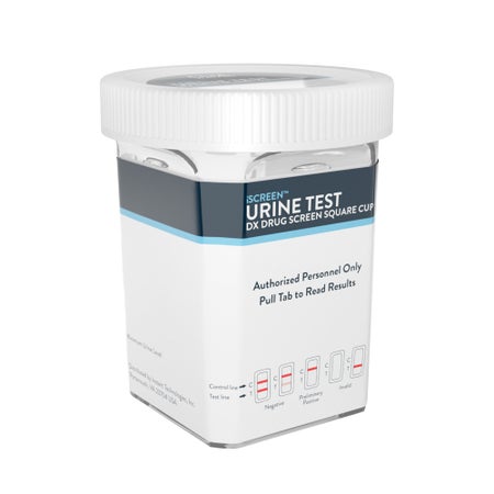 Drugs of Abuse Test Kit iScreen® DX AMP, BAR, BZO, COC, mAMP/MET, MDMA, MTD, OPI2000, OXY, THC, (CR, NI, OX, PH, SG) 25 Tests CLIA Waived