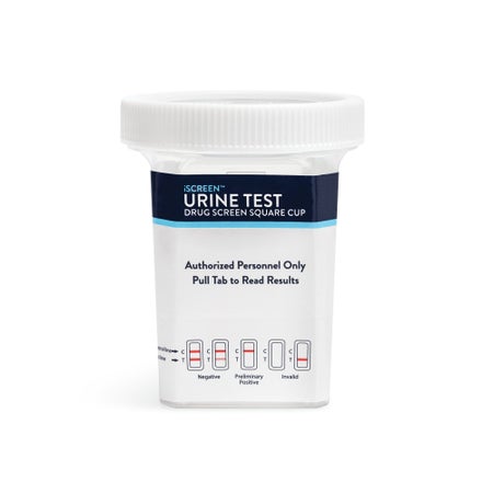 Drugs of Abuse Test Kit iScreen® DX AMP, COC, mAMP/MET, OPI2000, THC, (CR, NI, OX, PH, SG) 25 Tests CLIA Waived