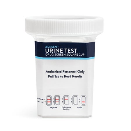 Drugs of Abuse Test Kit iScreen® DX AMP, BAR, BZO, BUP, COC, mAMP/MET, MDMA, MTD, MOP(OPI300), OXY, PCP, THC, (CR, PH, SG) 25 Tests CLIA Waived