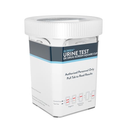 Drugs of Abuse Test Kit iScreen® DX AMP500, BZO300, COC150, mAMP/MET500, MOP(OPI300), (CR, OX, SG) 25 Tests CLIA Waived