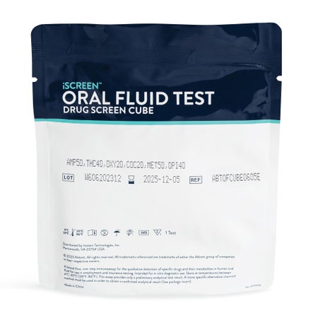 Drugs of Abuse Test Kit iScreen® AMP50, BAR20, COC20, MDMA50, mAMP/MET50, MTD30, OPI40, OXY20, PCP10, THC40 25 Tests For Employment / Insurance Use