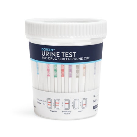 Drugs of Abuse Test Kit iScreen® AMP500, BAR300, BUP10, BZO300, COC150, ETG500, FEN20, K250, mAMP/MET500, OPI300, OXY100, THC50, TRAM200 25 Tests For Forensic Use Only