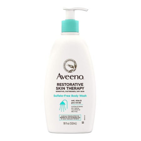 Body Wash Aveeno® Restorative Skin Therapy Liquid 18 oz. Pump Bottle Unscented