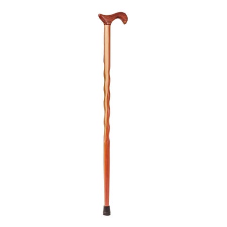 T-Handle Cane Brazos™ Twisted Wood 34 Inch Height Wood Grain