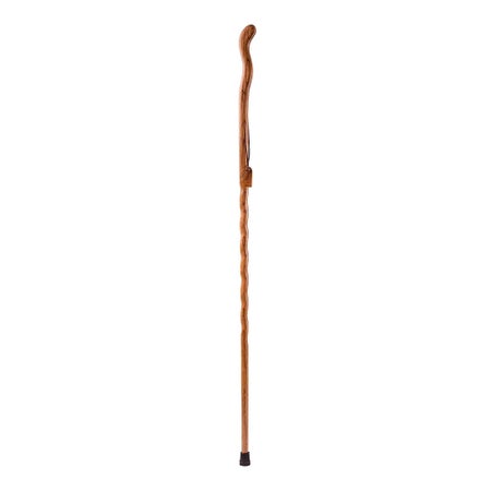 Walking Stick Brazos™ Twisted Fitness Walker Wood 48 Inch Height Tan