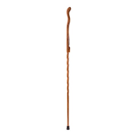 Walking Stick Brazos™ Twisted Fitness Walker Wood 55 Inch Height Tan