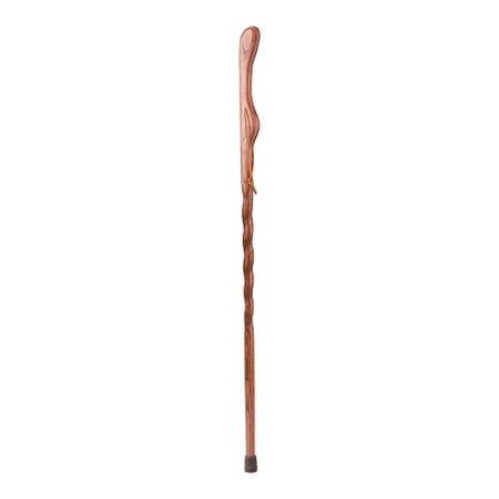 Walking Stick Brazos™ Twisted HitchHiker Wood 55 Inch Height Red Oak