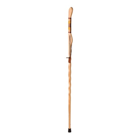 Walking Stick Brazos™ Twisted Safari Wood 58 Inch Height Hickory