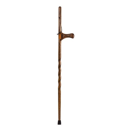 Walking Stick Brazos™ Dual Purpose Staff Wood 55 Inch Height Wood Grain